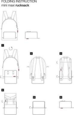 Reisenthel Mini Maxi Rucksack Rugzak - Opvouwbaar - 14L - Signature Black Zwart -Tas Kortingswinkel 776x1200 13