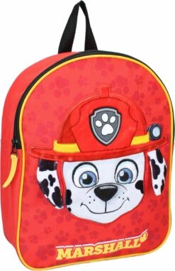 PAW Patrol - Rugzak - 9l - Rood/Zwart