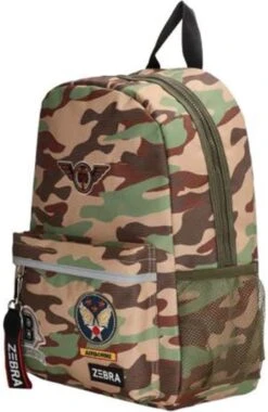 Zebra Trends School Backpack Green Camo -Tas Kortingswinkel 779x1200 16