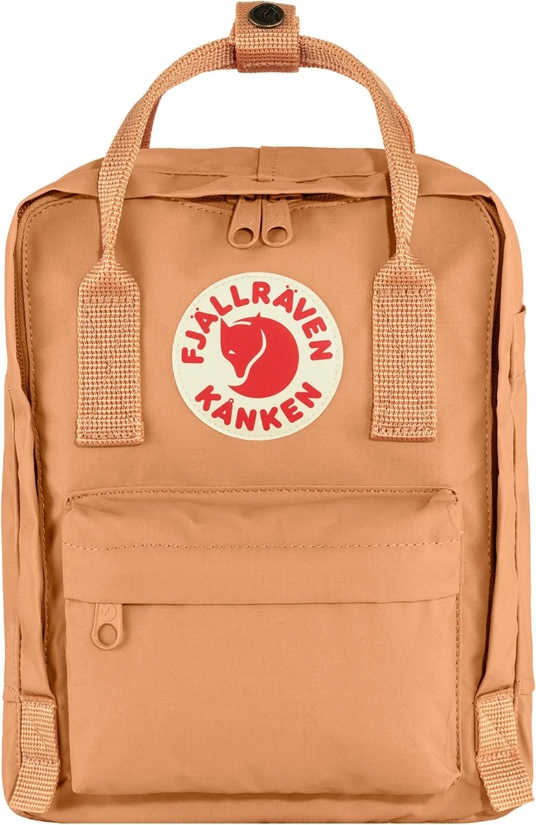 Fjallraven Fjällräven Kånken Mini Unisex Rugzak - Peach Sand 3 Fjallraven Fjällräven Kånken Mini Unisex Rugzak - Peach Sand