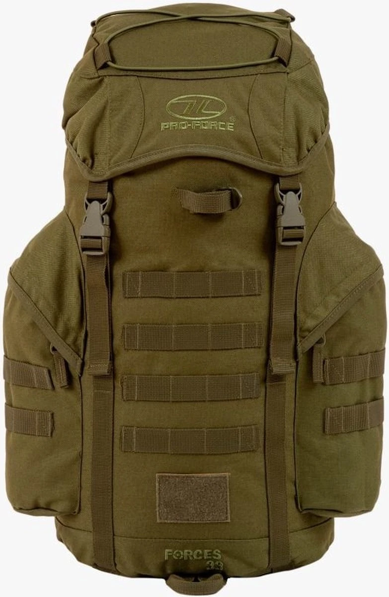Highlander New Forces 33 Ltr Rugzak - Groen - Tactical Backpack 7 Highlander New Forces 33 Ltr Rugzak - Groen - Tactical Backpack - Afbeelding 5