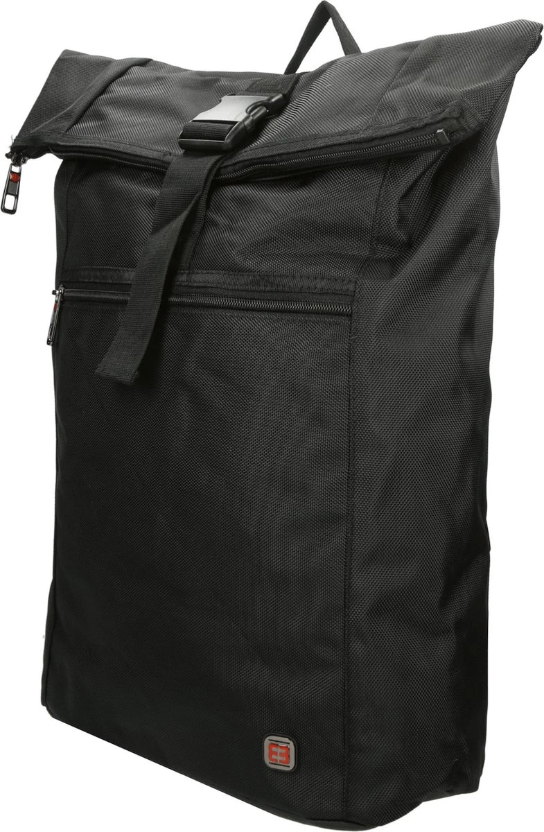 Enrico Benetti Cornell 47229 Laptop Rugzak Rolltop Met 17" Laptopvak - Zwart 5 Enrico Benetti Cornell 47229 Laptop Rugzak Rolltop Met 17" Laptopvak - Zwart - Afbeelding 3