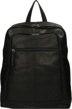 Chesterfield James Leren Laptop Rugzak - 14 Inch - Zwart -Tas Kortingswinkel 787x1200 3
