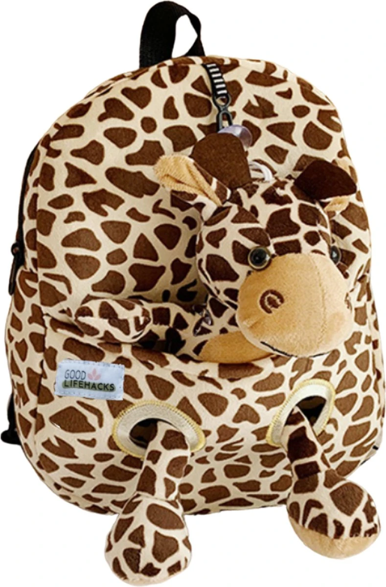 Good Lifehacks Kindertas - Rugzak - Meisje & Jongen - Schooltas - Reistas Kinderwagen - Knuffel Sinterklaas - Speenknuffel - Giraffe 3 Good Lifehacks Kindertas - Rugzak - Meisje & Jongen - Schooltas - Reistas Kinderwagen - Knuffel Sinterklaas - Speenknuffel - Giraffe