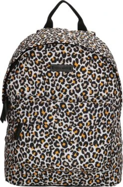 Enrico Benetti Bunbury Rugzak Met Tabletvak - 46139 - Panterprint Oker Geel