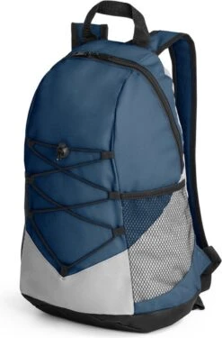 Vrije Tijds Rugtas/rugzak Donkerblauw/wit 42 X 25 X 18 Cm - Wandelen/strand/sport/zwemmen -Tas Kortingswinkel 790x1200 9