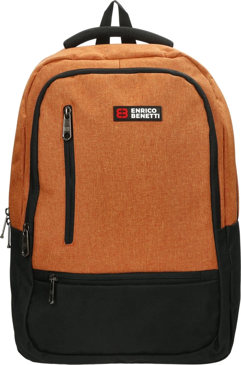 Enrico Benetti Hamburg 62124 Laptoprugzak Met 15" Laptopvak - Roest 3 Enrico Benetti Hamburg 62124 Laptoprugzak Met 15" Laptopvak - Roest