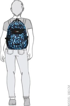 Enrico Benetti Santa Cruz Laptop Rugzak - Zwart/Aqua 18 Enrico Benetti Santa Cruz Laptop Rugzak - Zwart/Aqua -Tas Kortingswinkel 795x1200 1