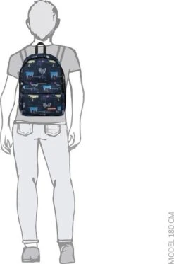 Eastpak Out Of Office Rugzak - Shapes Blue -Tas Kortingswinkel 795x1200 10