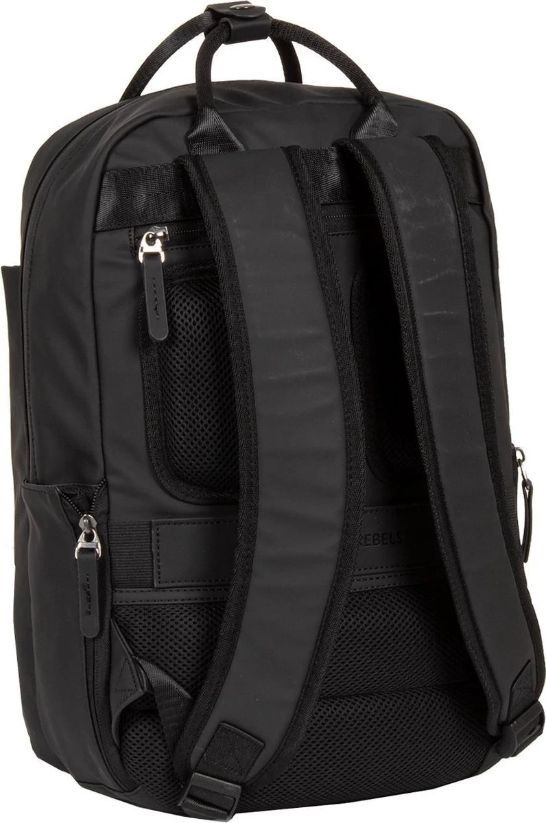 New Rebels® Harper - Rugtas - Zwart - Waterbestendig - 9L - 28x8x38cm - Rugzak / Backpack 5 New Rebels® Harper - Rugtas - Zwart - Waterbestendig - 9L - 28x8x38cm - Rugzak / Backpack - Afbeelding 3