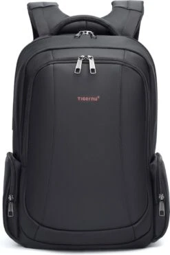 Tigernu Daily Laptop Rugzak 15,6 Inch – Rugtas - Dames En Heren – Spatwaterdicht – Anti Diefstal – 27 Liter - Zwart -Tas Kortingswinkel 798x1200