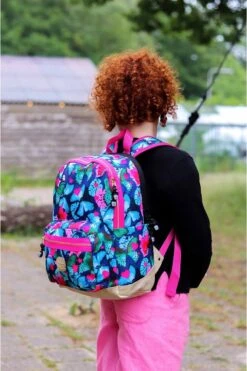 Pick & Pack Prachtige Vlinder - Rugzak - Donkerblauw - Maat M -Tas Kortingswinkel 798x1200 5