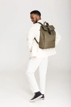 Bold Banana - Laptoprugzak Roll Top - Green Knight -Tas Kortingswinkel 799x1200 6