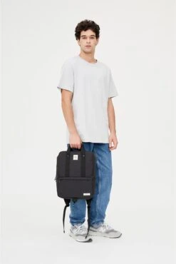 Lefrik Smart Daily Laptop Rugzak - Eco Friendly - Recycled Materiaal - 13,3 Inch - Black -Tas Kortingswinkel 801x1200 21