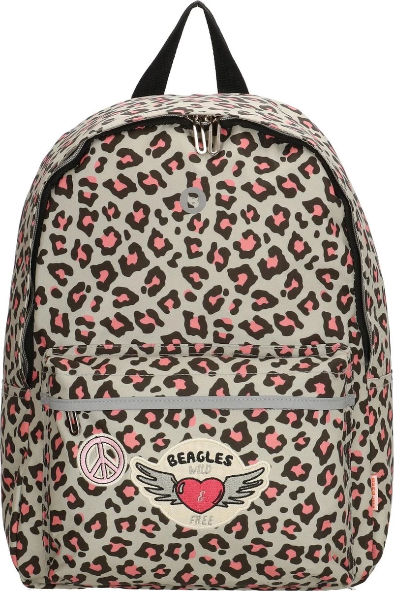 Beagles Original Kinderrugzak - Leo - Grijs 3 Beagles Original Kinderrugzak - Leo - Grijs