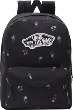 Vans Dames Laptop Rugzak / Rugtas / Laptoptas - Realm - Zwart - 15 Inch