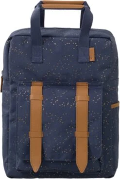 Fresk Rugzak Indigo Dots - Kinderrugzak - Boekentas Kleuterschool - Peuter Zak - Blauw Met Gouden Dots -Tas Kortingswinkel 803x1200 17