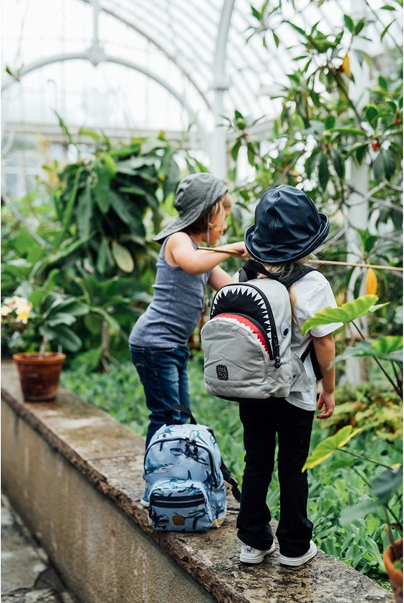 Pick & Pack Shark Shape Kinderrugzak - Grey 5 Pick & Pack Shark Shape Kinderrugzak - Grey - Afbeelding 3