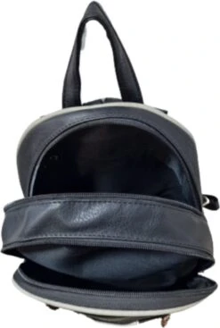 Rugzak Soepele Zwart,creme PU-Leer 11 Rugzak Soepele Zwart,creme PU-Leer -Tas Kortingswinkel 808x1200 22