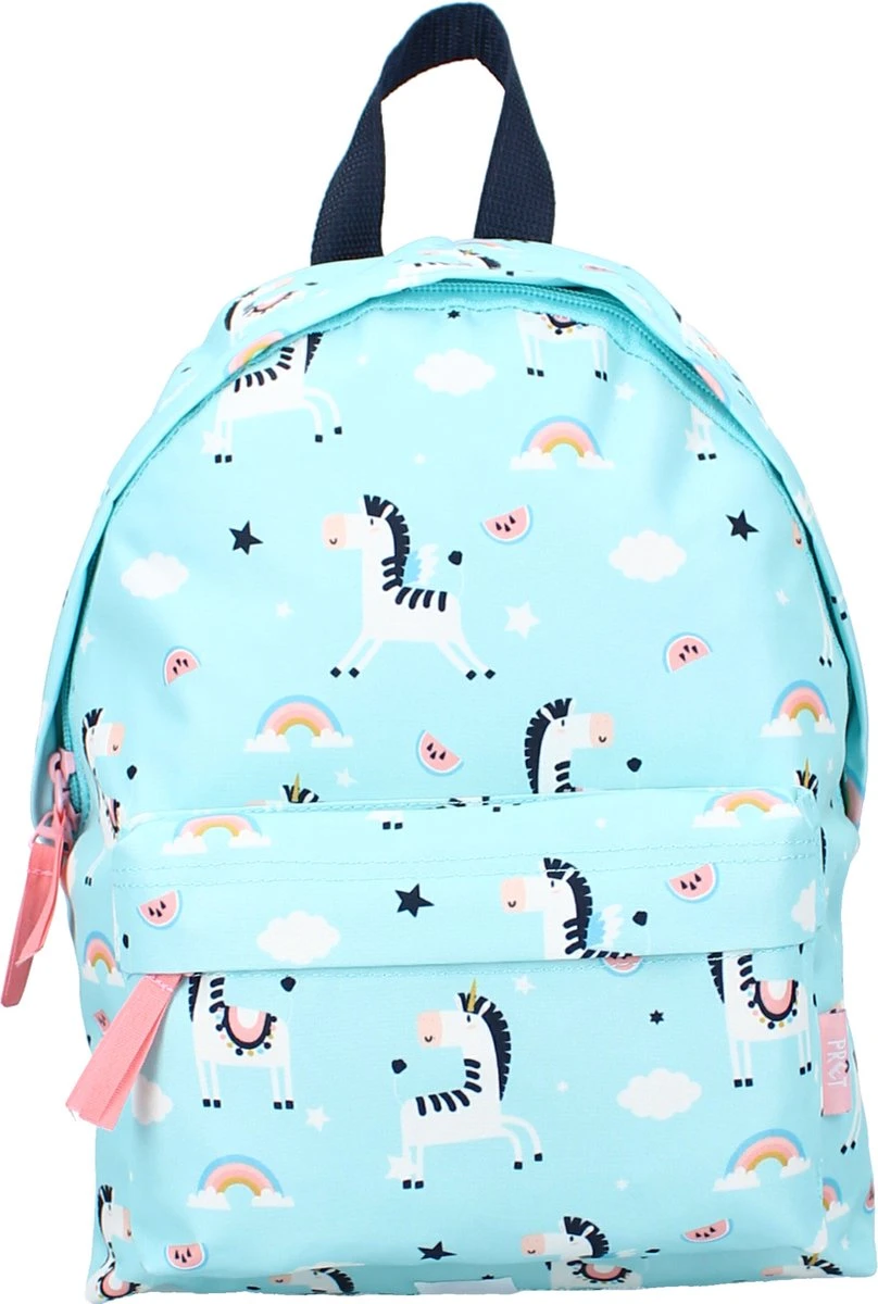 Prêt Get Excited Rugzak Meisje - Rugtas Kind - Mint - Zebra 3 Prêt Get Excited Rugzak Meisje - Rugtas Kind - Mint - Zebra