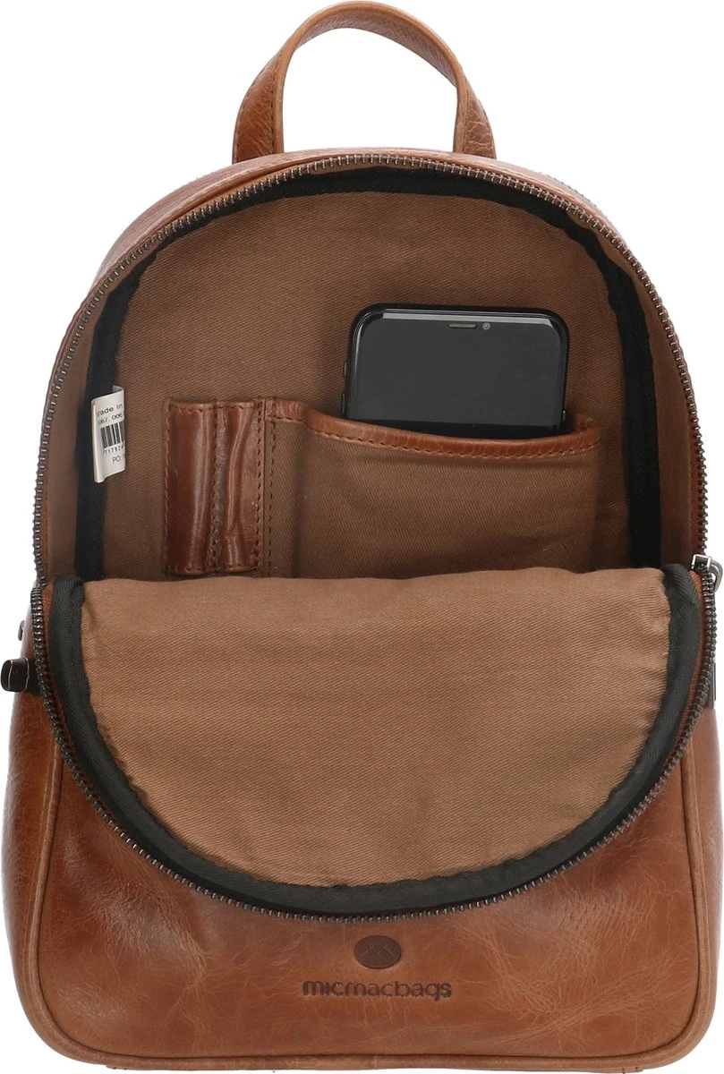 Micmacbags Porto Rugzak - Bruin 7 Micmacbags Porto Rugzak - Bruin - Afbeelding 5