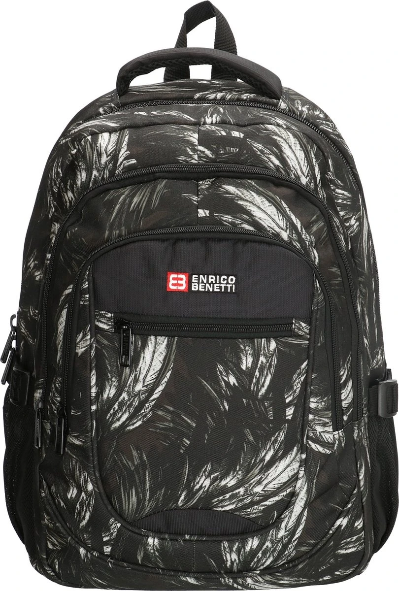 Enrico Benetti Santa Cruz 62038 Laptoprugzak 17" - Zwart Verenprint 3 Enrico Benetti Santa Cruz 62038 Laptoprugzak 17" - Zwart Verenprint