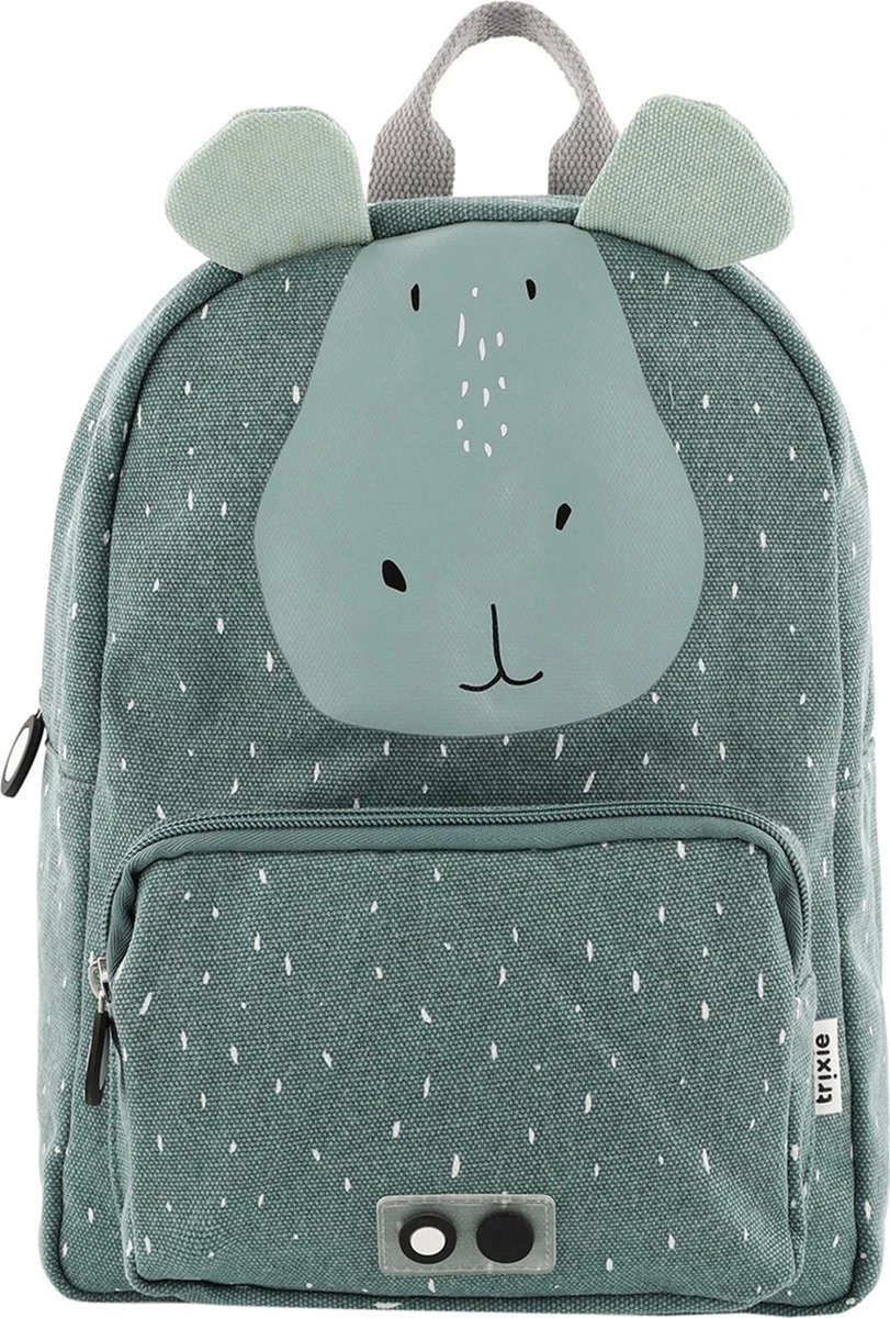 Trixie Hippo Kinderrugzak / Rugtas / Schooltas - Backpack - 12 Liter - Katoen - Blauw 3 Trixie Hippo Kinderrugzak / Rugtas / Schooltas - Backpack - 12 Liter - Katoen - Blauw