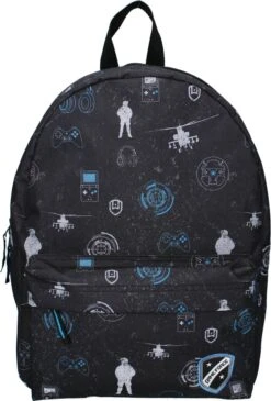 Skooter Game Force - Rugzak - Schooltas Jongen - Zwart - Games