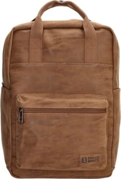 Enrico Benetti Rotterdam Laptop Rugzak 13 Inch 66597 - 12 Liter - Camel -Tas Kortingswinkel 812x1200 6