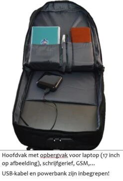 Merkloos Rugzak Anti-diefstal / 40x28x14cm (20l)/ Laptop 15,6 Inch / USB-oplaadpoort / Zwart / Powerbank (20mAh) 17 Merkloos Rugzak Anti-diefstal / 40x28x14cm (20l)/ Laptop 15,6 Inch / USB-oplaadpoort / Zwart / Powerbank (20mAh) -Tas Kortingswinkel 814x1200 3