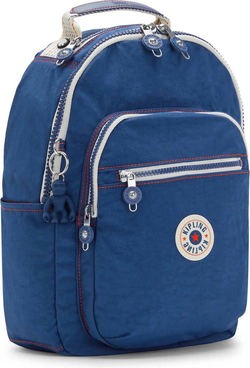 Kipling SEOUL S Rugzak 14L - Admiral Blue Block 4 Kipling SEOUL S Rugzak 14L - Admiral Blue Block - Afbeelding 2