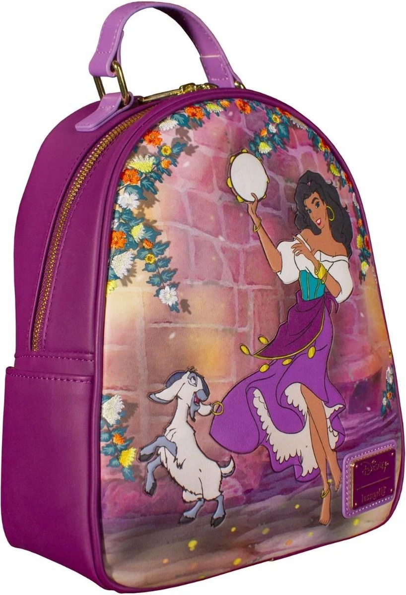 Disney Loungefly Backpack Hunchback Notre Dame Esmeralda 4 Disney Loungefly Backpack Hunchback Notre Dame Esmeralda - Afbeelding 2