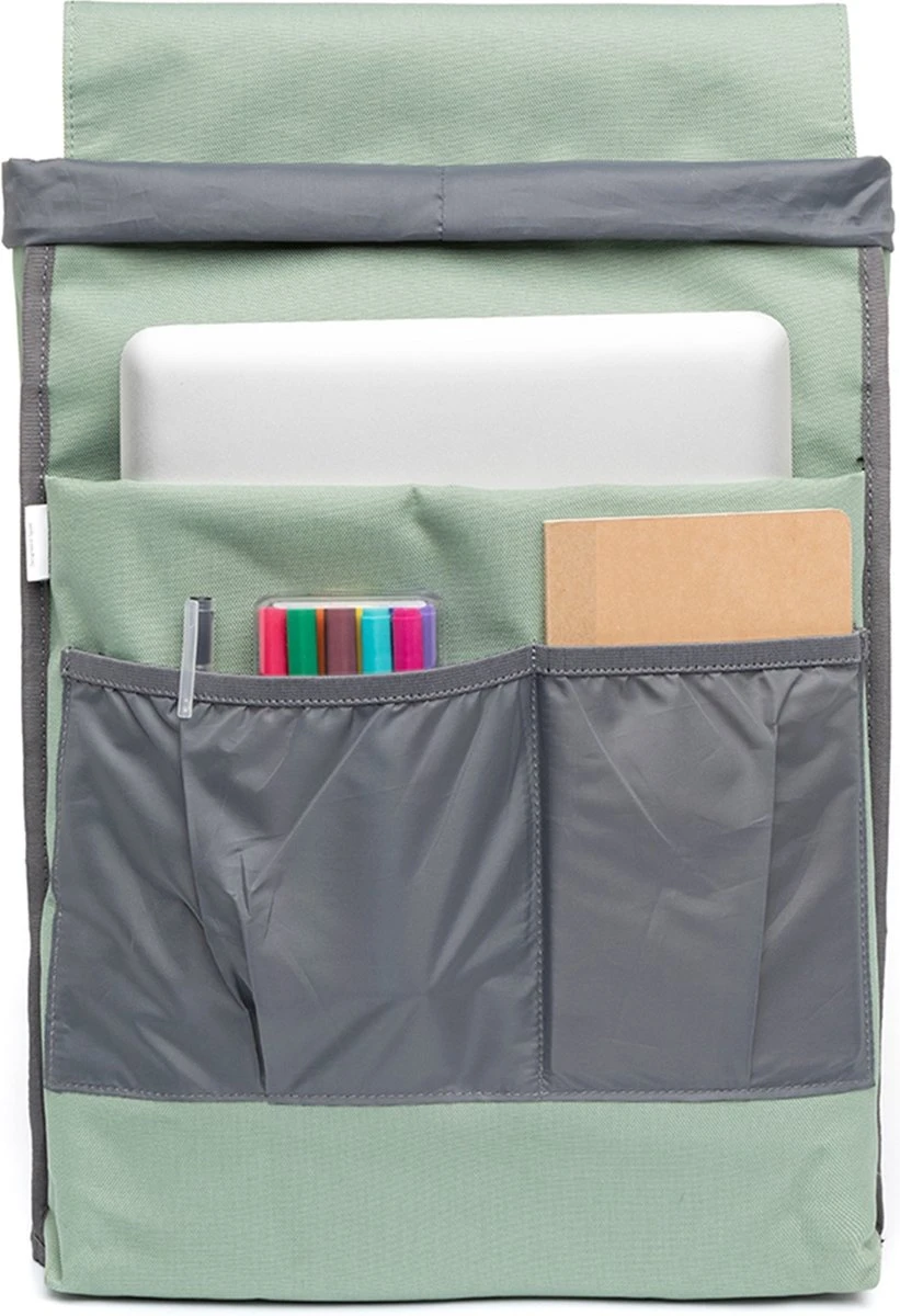 Lefrik Scout Laptop Rugzak - Eco Friendly - Recycled Materiaal - 14 Inch - New Sage 4 Lefrik Scout Laptop Rugzak - Eco Friendly - Recycled Materiaal - 14 Inch - New Sage - Afbeelding 2