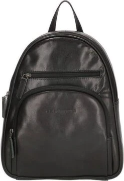 Old West Leren Dames Rugzak San Antonio M - Zwart 34 Old West Leren Dames Rugzak San Antonio M - Zwart -Tas Kortingswinkel 823x1200 11