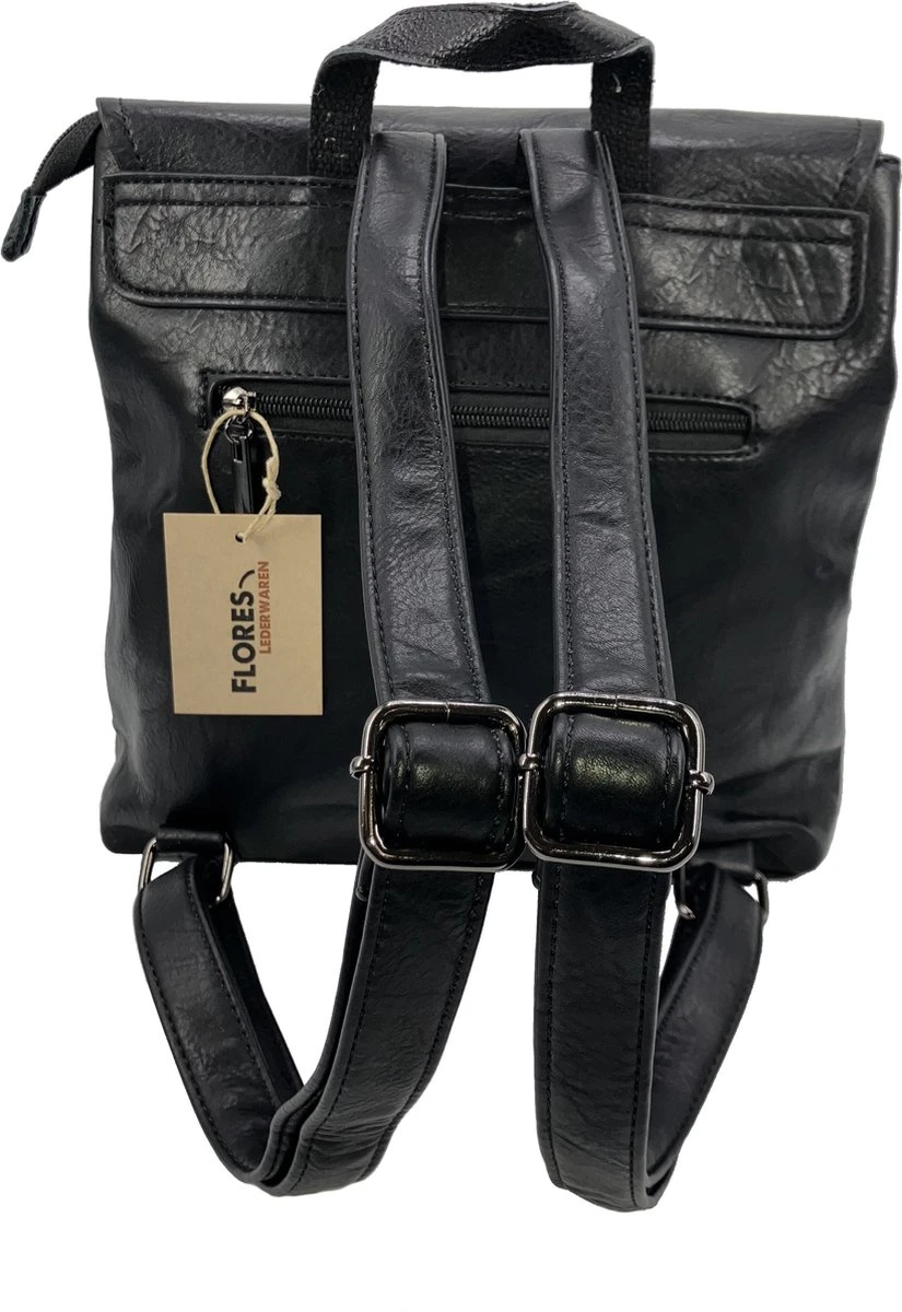 'The Square Bag' Zwart 5 'The Square Bag' Zwart - Afbeelding 3