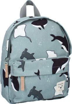 Kidzroom Full Of Wonders Rugzak - 2 T/m 6 Jaar - Groen - Zeedieren -Tas Kortingswinkel 826x1200 16