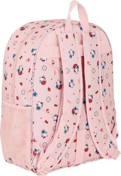Schoolrugzak Hello Kitty Happiness Girl Roze Wit (33 X 42 X 14 Cm) -Tas Kortingswinkel 827x1200 15