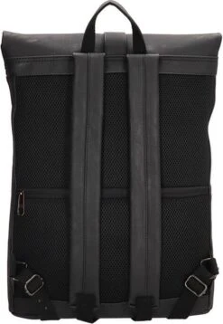 Enrico Benetti Rotterdam 66598 Laptop Rugzak / Businesstas Rolltop Rugzak 15" Laptopvak - Zwart -Tas Kortingswinkel 828x1200 1