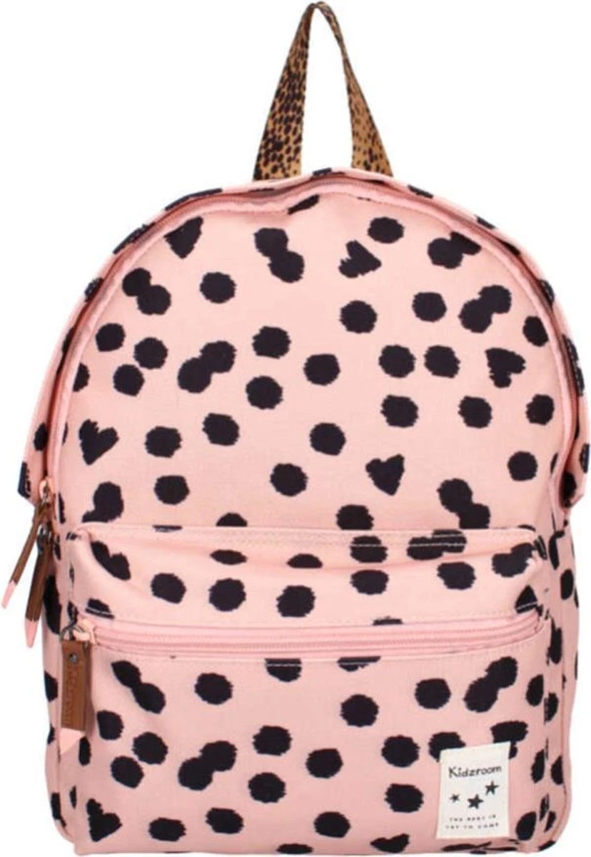 Kidzroom Lucky Me - Rugzak - 2 T/m 6 Jaar - Roze - Stippen 3 Kidzroom Lucky Me - Rugzak - 2 T/m 6 Jaar - Roze - Stippen