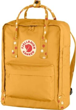 Fjallraven Fjällräven Kånken Unisex Rugzak - Ochre-Confetti Pattern -Tas Kortingswinkel 828x1200 4