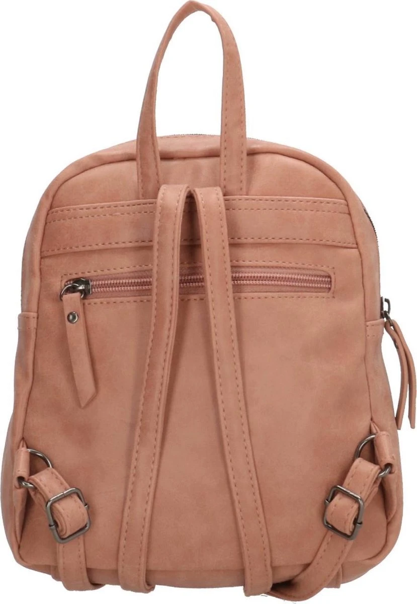 Enrico Benetti Zoë Dames Rugzak Klein - Kunstleer - Misty Rose 6 Enrico Benetti Zoë Dames Rugzak Klein - Kunstleer - Misty Rose - Afbeelding 4