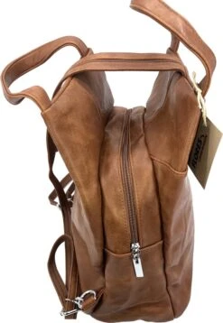 'The Triangle Bag' Cognac -Tas Kortingswinkel 829x1200 8