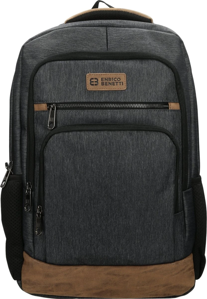 Enrico Benetti München 62120 Laptop Rugzak 17" - Grijs 3 Enrico Benetti München 62120 Laptop Rugzak 17" - Grijs