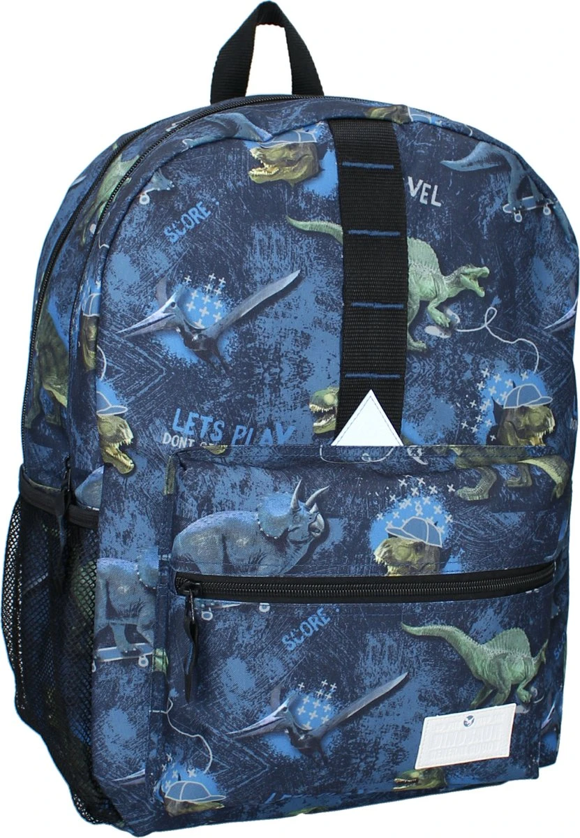 Skooter Dinogames - Rugzak - Schooltas Jongen - Blauw - Dino 3 Skooter Dinogames - Rugzak - Schooltas Jongen - Blauw - Dino
