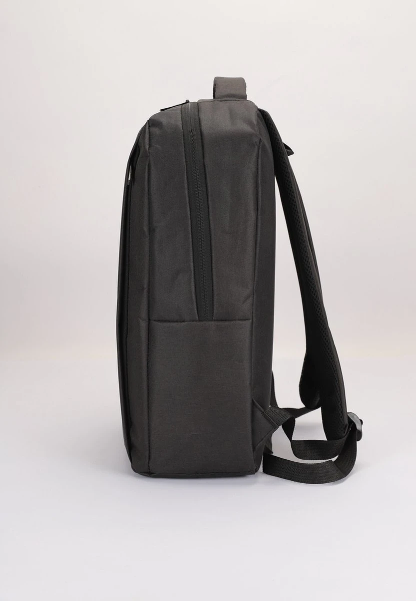 Dailyibed - 1988 - Rugzak - Schooltas - Laptoptas - Usb Poort - Zwart 5 Dailyibed - 1988 - Rugzak - Schooltas - Laptoptas - Usb Poort - Zwart - Afbeelding 3