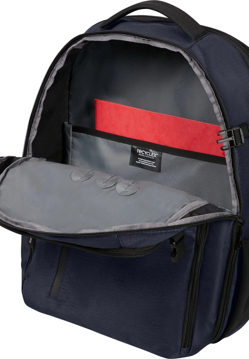 Samsonite Rugzak Met Laptopvak - Roader Laptop Backpack 17.3 - Dark Blue 13 Samsonite Rugzak Met Laptopvak - Roader Laptop Backpack 17.3 - Dark Blue - Afbeelding 11