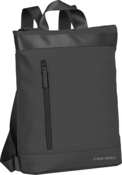 New Rebels® Daley - Rugtas - Zwart - Waterbestendig - 13121087 - 14L - 30x12x38cm - Rugzak / Backpack -Tas Kortingswinkel 832x1200 9