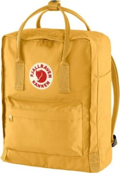 Fjallraven Fjällräven Kånken Unisex Rugzak - Ochre-Confetti Pattern -Tas Kortingswinkel 833x1200 5