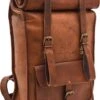 Johnny Fly Leren Rolltop Vintage Rugtas - Bruin - Ecologisch -Tas Kortingswinkel 838x1200 8