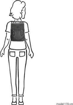 Enrico Benetti Ardeche Rugzak - 66313 001 Zwart -Tas Kortingswinkel 839x1200 12